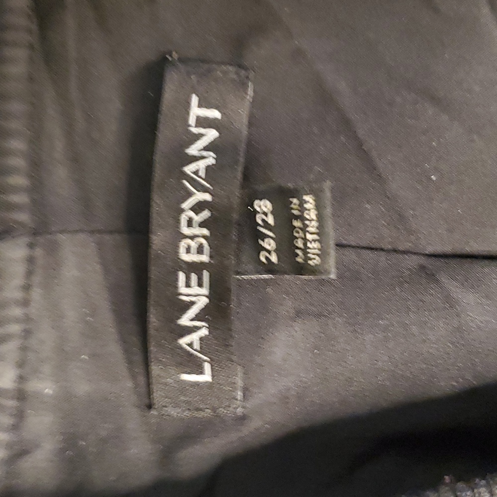 Lane Bryant Jacket Floral Bomber Style Lined Black Pink Flowers Plus Size 26/28 - Picture 4 of 7